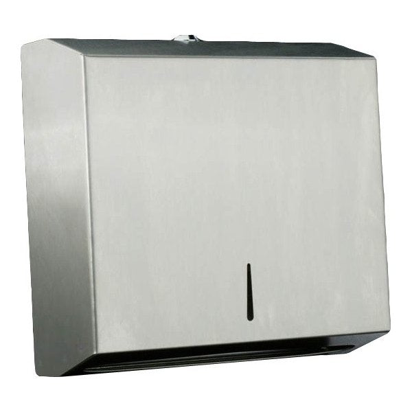 Dispensador de toallas ZigZag en acero inoxidable satinado Vetonek
