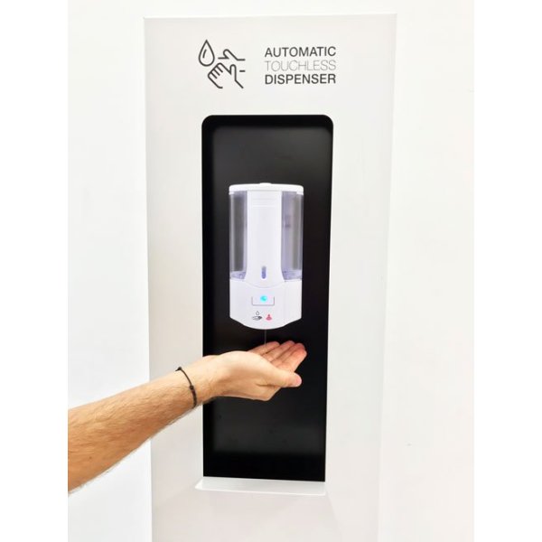 Dispensador automático de gel hidroalcohólico 400 ml - vertical Vetonek
