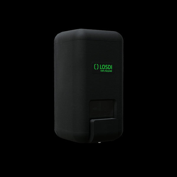 Distributeur Losdi Eco-Luxe pour savon liquide 1 L Noir Mat Vetonek