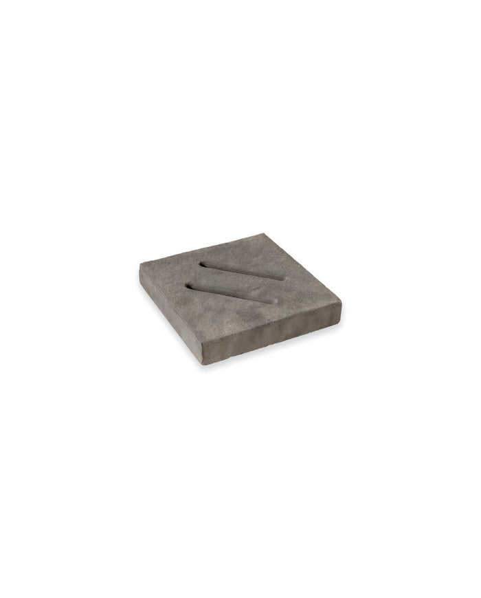 Canaleta drenante Ainsa de hormigón, formato de 20 × 20 cm para esquinas - Vetonek