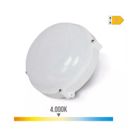 PLAFÓN EXTERIOR LED CIRCULAR BLANCO 12W IP65 4000K LUZ DÍA Ø19,2x7,2cm — Vetonek