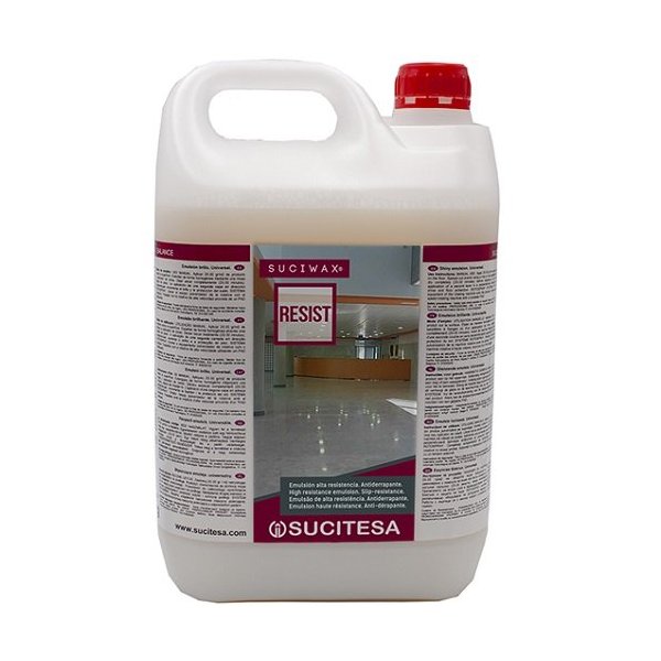 Emulsión Brillo Antideslizante 5 Lts SUCIWAX RESIST Vetonek