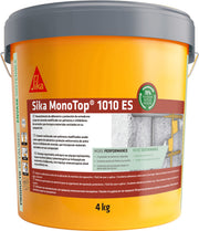 Bote de 4 kg de Sika MonoTop®-1010 ES de Sika, mortero cementoso pasivador de armaduras y puente de adherencia para reparación de hormigón - Vetonek