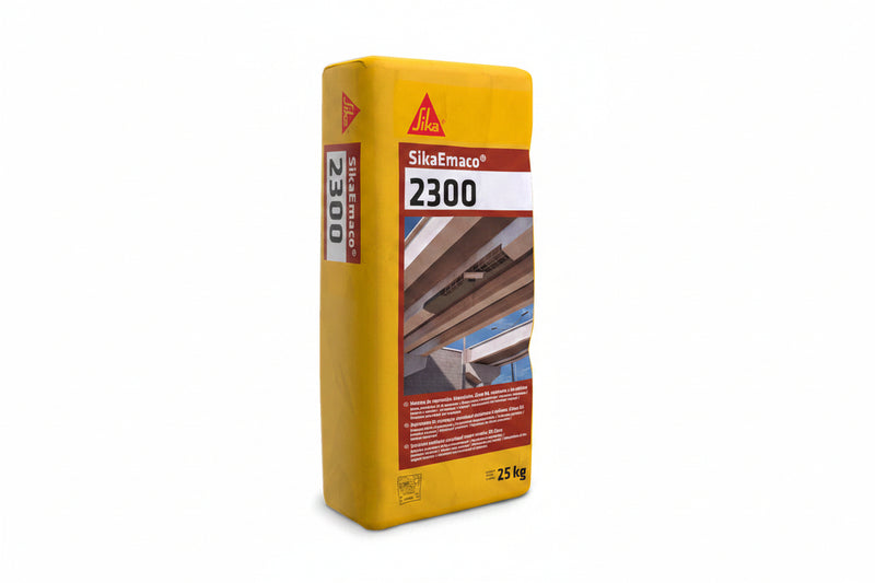 Saco de 25 kg de SikaEmaco-2300 de Sika, mortero de reparación estructural R3 tixotrópico - Vetonek