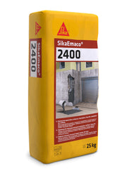 Saco de 25 kg de SikaEmaco®-2400 de Sika, mortero tixotrópico de reparación estructural R4 para hormigón armado - Vetonek