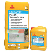 Lote A+B de 25 kg de SikaTop®-107 Plus ES de Sika, mortero cementoso bicomponente de impermeabilización del hormigón apto para agua potable - Vetonek