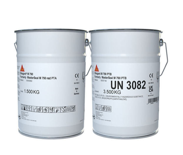 Lote A+B de Sikagard® M 790 de Sika, membrana bicomponente Xolutec® de protección química del hormigón - Vetonek