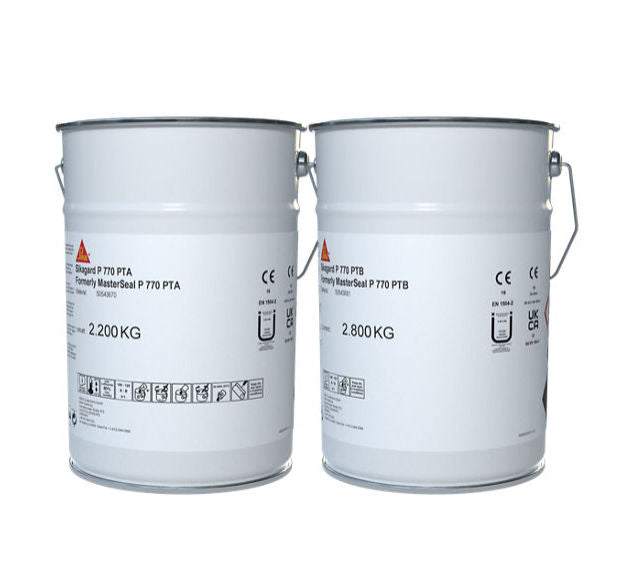 Juego A+B de Sikagard® P 770 de Sika, imprimación bicomponente Xolutec® promotora de adherencia para hormigón y acero - Vetonek