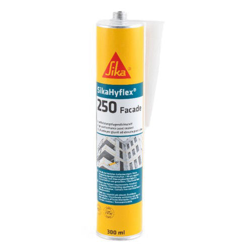 Salchichón de 600 ml de SikaHyflex®-250 Facade de Sika, sellador elástico de poliuretano para juntas de movimiento en fachadas expuestas - Vetonek