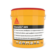 Bote de Sikalastic®-685 de Sika, membrana líquida bituminosa monocomponente para impermeabilizar muros enterrados y zonas húmedas - Vetonek
