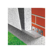 Perfil de arranque SikaWall®-9261 de Sika, perfil metálico que nivela y sostiene la primera hilada de paneles en un sistema SATE - Vetonek