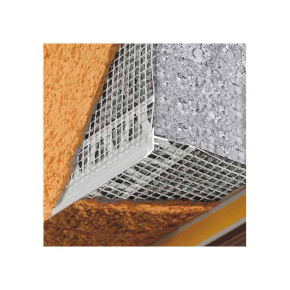 Perfil de 2,5 m de SikaWall®-9451 de Sika, perfil goterón de remate para cantos y aristas en sistemas de revestimiento de fachada - Vetonek