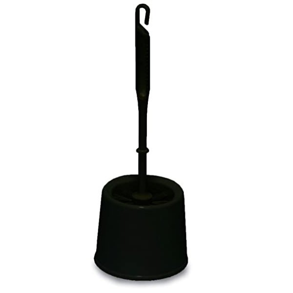 Escobilla negra eco para WC con portaescobilla - Elegancia y limpieza Vetonek