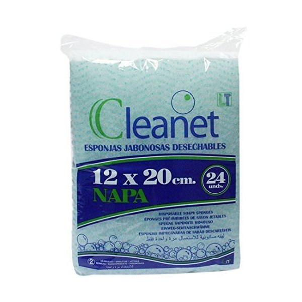Esponjas Jabonosas Desechables Cleanet - 240 Unidades Vetonek