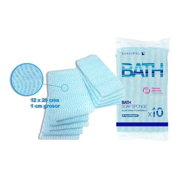 Esponjas jabonosas desechables con grosor extra - 120 unidades Vetonek