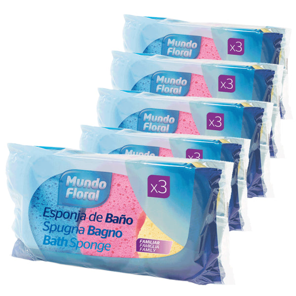 Esponjas de baño silueta - 30 uds Vetonek