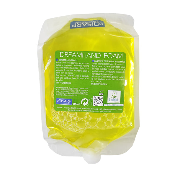 Espuma Lava Manos Ecológica DREAMHAND FOAM DISARP 500ml - Recambio Vetonek