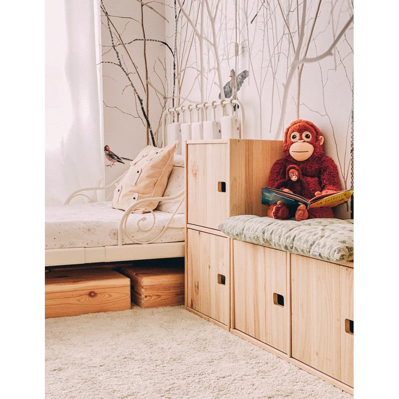 Estantería Modular Infantil DINAMIC de 2 Cubos Astideco