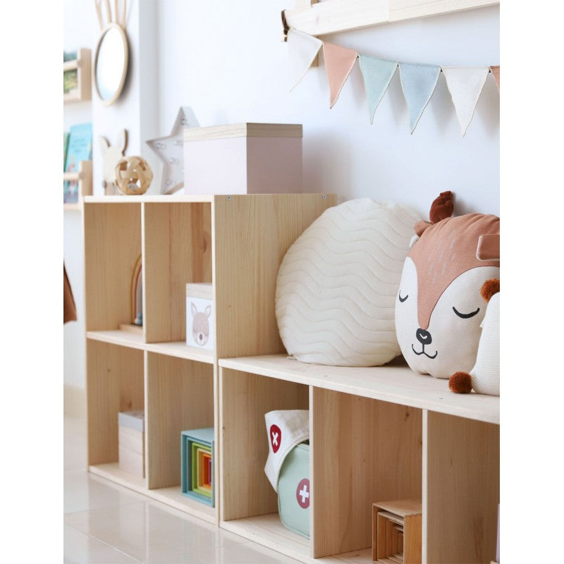 Estantería Modular Infantil DINAMIC de 2 Cubos Astideco