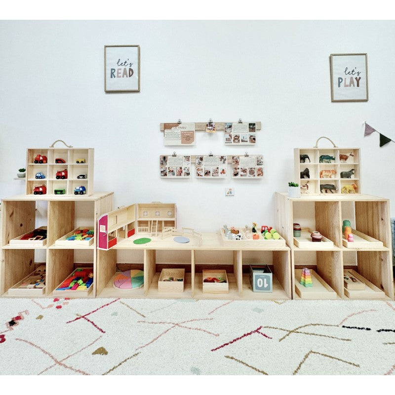 Estantería modular infantil DINAMIC 2x2 cubos Astideco