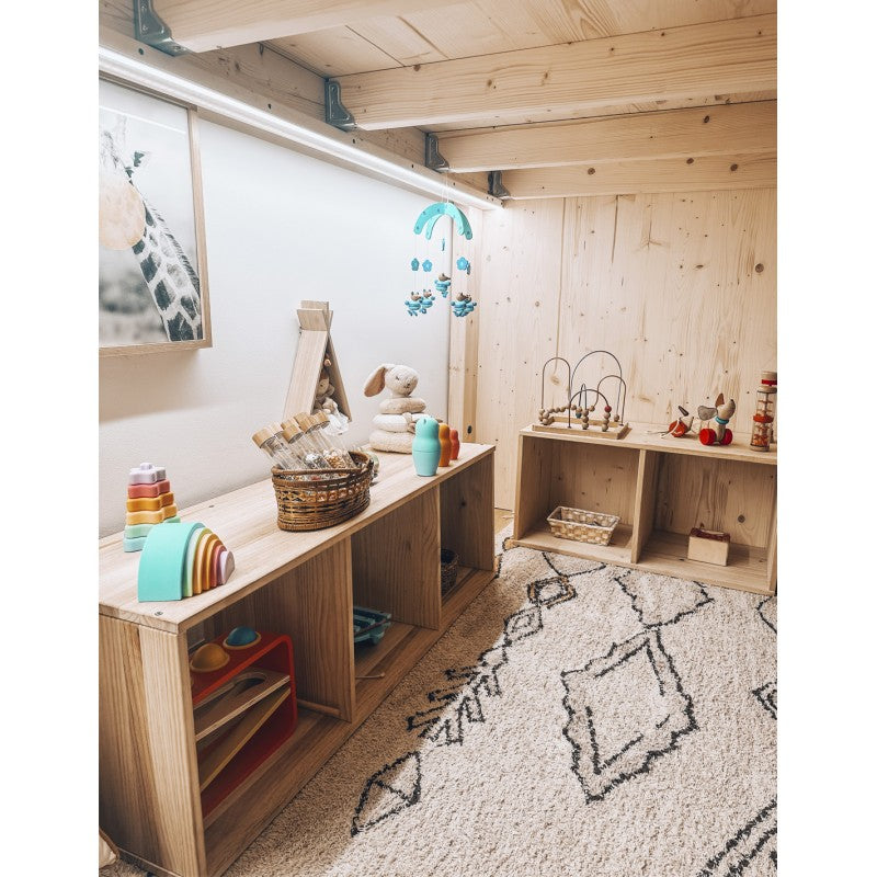 Estantería modular infantil de 3 cubos DINAMIC Astideco