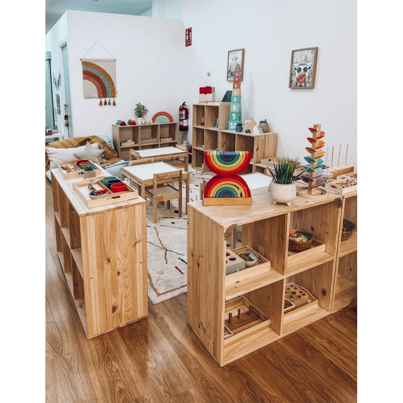 Estantería modular infantil DINAMIC 3x2 cubos Astideco