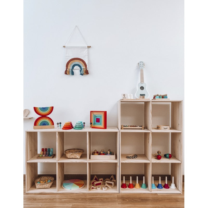 Estantería modular infantil DINAMIC 3x2 cubos Astideco