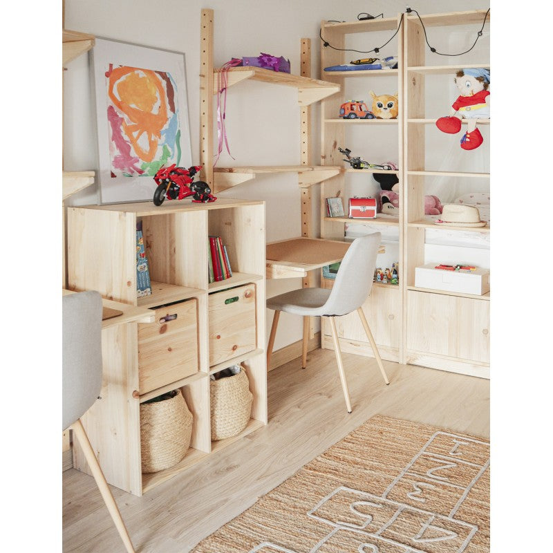 Estantería modular infantil DINAMIC 3x2 cubos Astideco