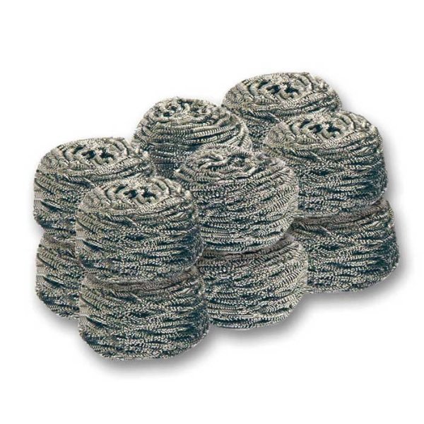 Estropajo de acero inoxidable gigante XXL - Pack de 12 Vetonek