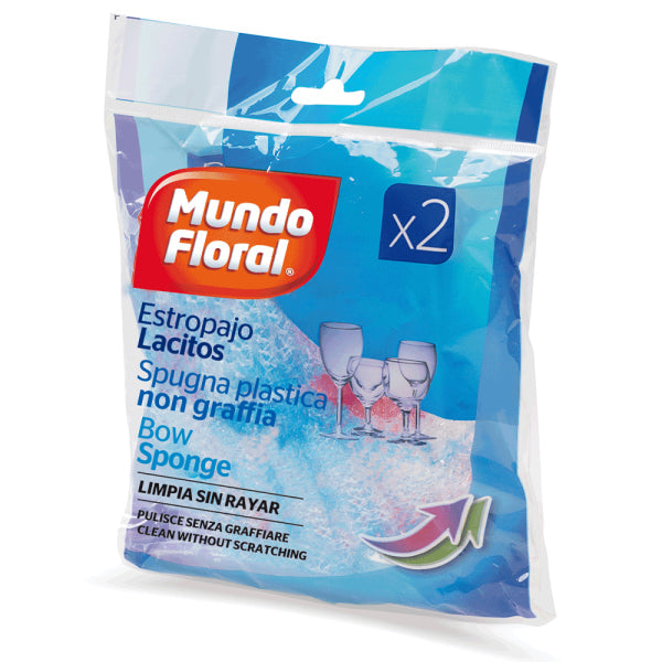 Estropajo Antibacterias Lacitos - Caja de 40 Estropajos Vetonek
