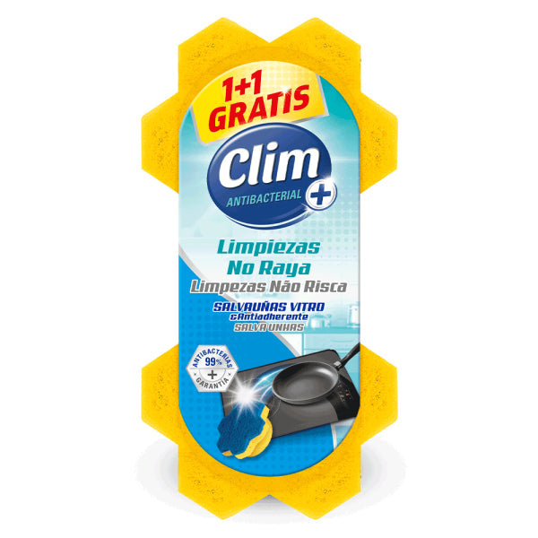 Estropajo salvauñas azul para vitrocerámicas - Antibacterial Vetonek