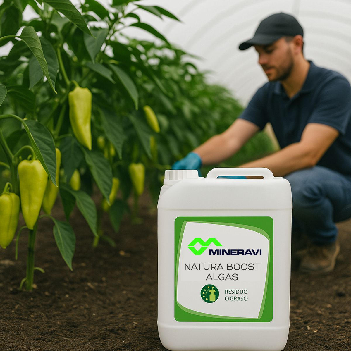 NATURA-BOOST Algas: Bioestimulante Orgánico Marino Concentrado - Vetonek