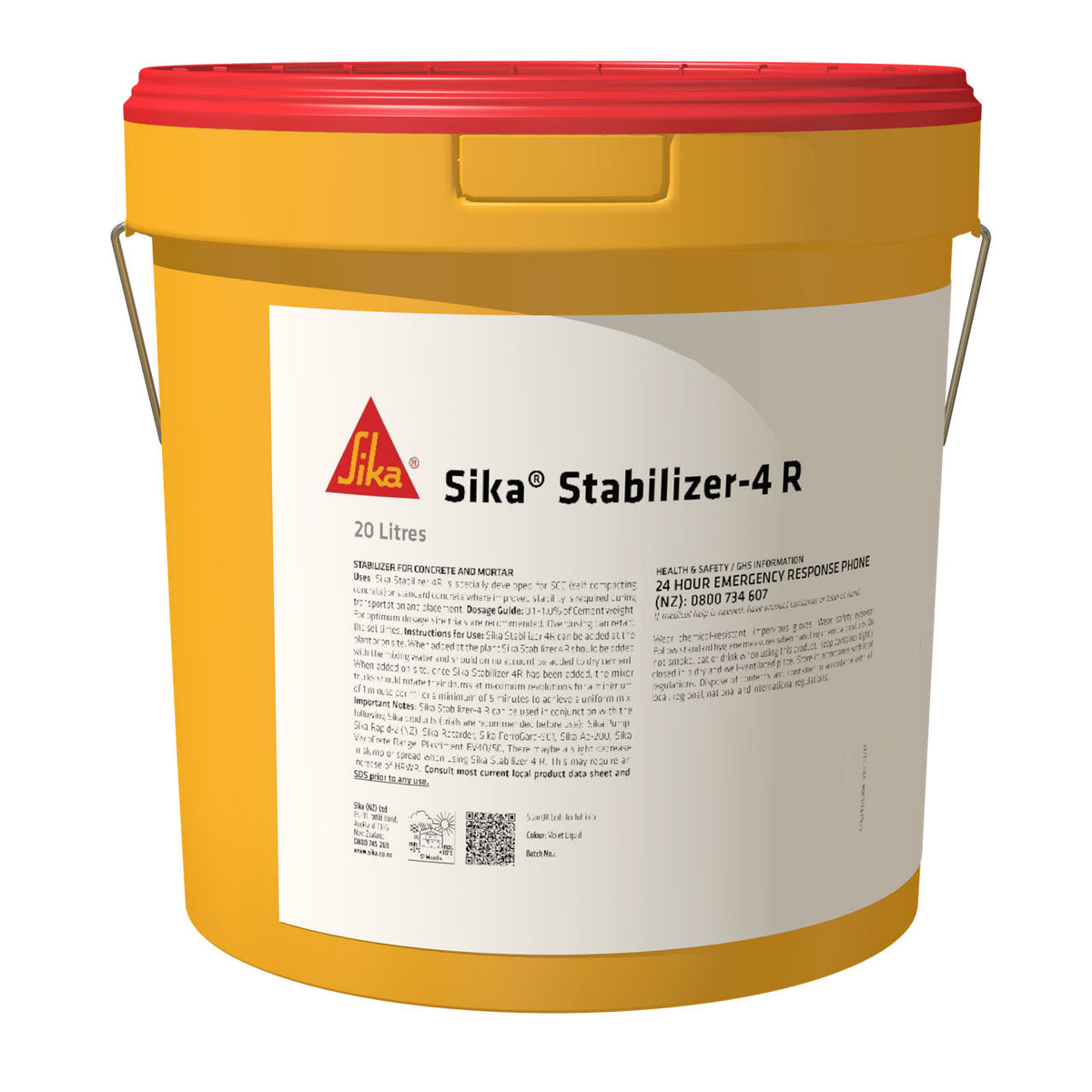 Contenedor IBC de 1.020 kg de Sika® Stabilizer-4 R de Sika, aditivo modificador de viscosidad que aumenta la cohesión del hormigón y evita la segregación - Vetonek