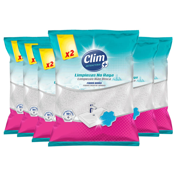 Estropajo Antibacteriano Clim - Limpieza Sin Rayar (2 uds) Vetonek