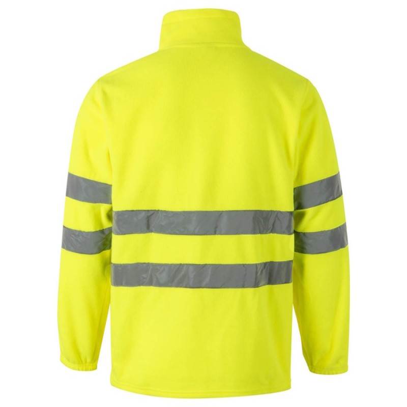 Forro polar de alta visibilidad Velilla 180 en amarillo flúor - Vetonek
