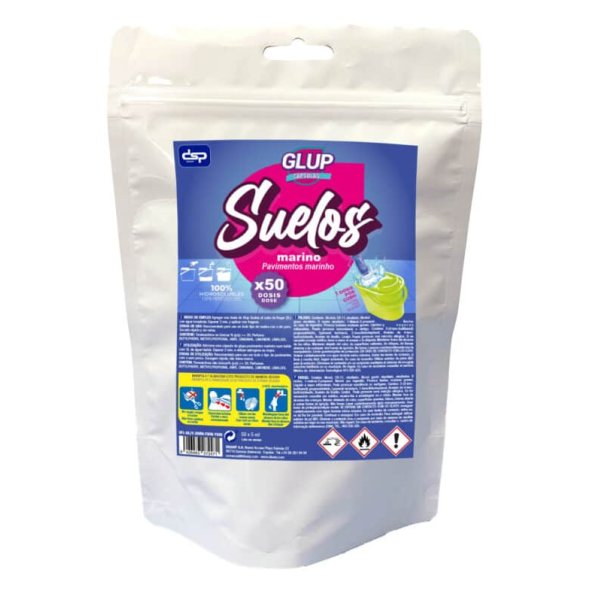 Cápsulas Fregasuelos Marino GLUP DISARP - Pack 50 uds x 5ml Vetonek