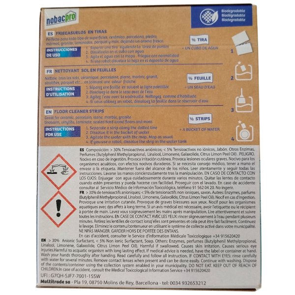 Fregasuelos Ecológico y Vegano Aroma Fresh Lemon - 120 Lavados Vetonek