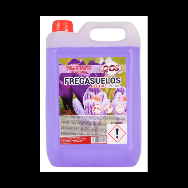 Fregasuelos PH neutro aroma floral - Garrafa 5L Vetonek