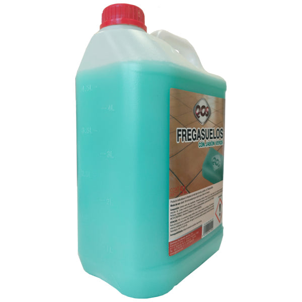 Fregasuelos al Jabón Verde para Superficies Delicadas 5 L Vetonek