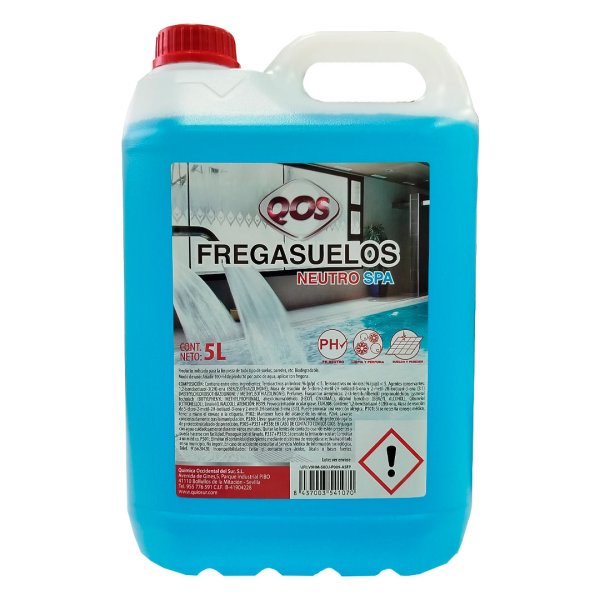 Fregasuelos neutro Spa 5L - Limpieza y frescura Vetonek