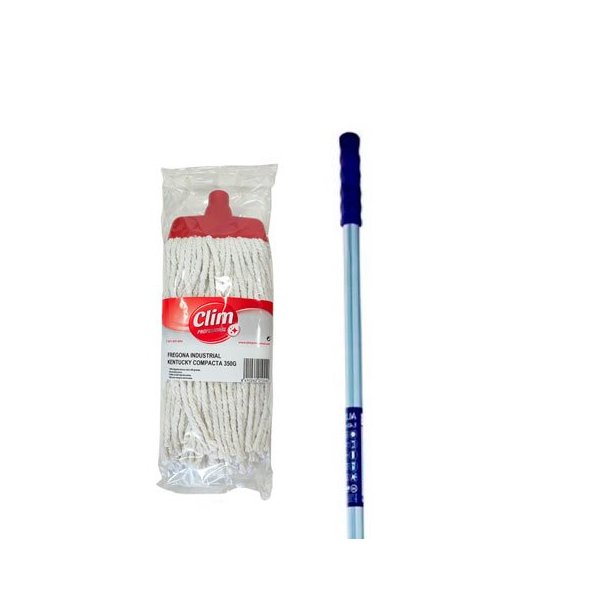 Fregona Industrial Kentucky Compacta de Algodón 350 grs con Mango Vetonek