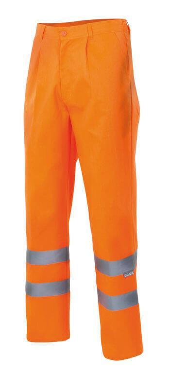 Pantalón de alta visibilidad Velilla 160 en naranja flúor - Vetonek