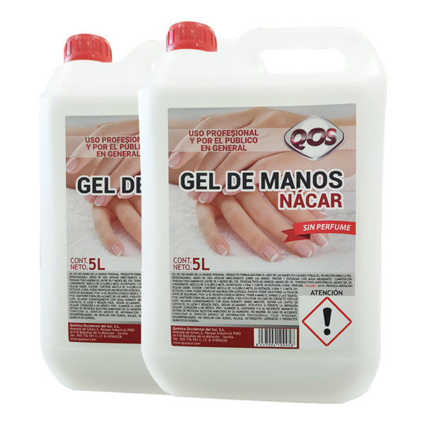Gel de manos sin perfume - Caja 2 garrafas de 5L Vetonek