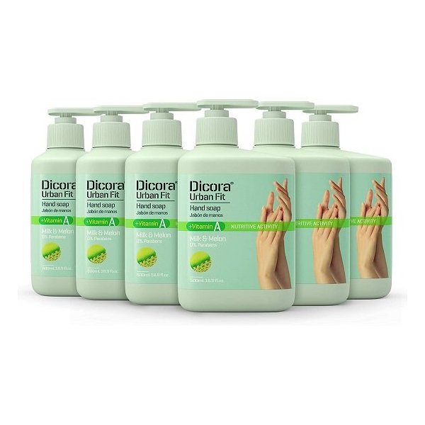Jabón de manos con Vitamina A Milk y Melón - Pack de 5 Vetonek