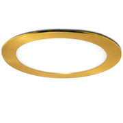 Placa LED 12W 1200Lm 2700ºK Circular Dorado — Vetonek (2)