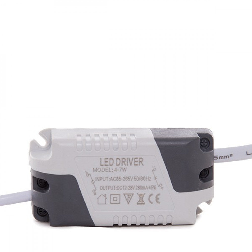 Placa LED 6W 600Lm 6000ºK Circular Niquel Satinado — Vetonek (4)