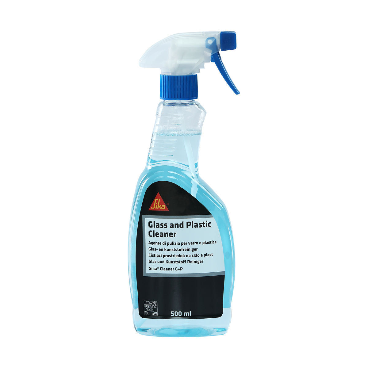 Garrafa de 25 litros de Sika® Cleaner G+P de Sika, limpiador base agua para vidrio, plásticos y sustratos no porosos - Vetonek