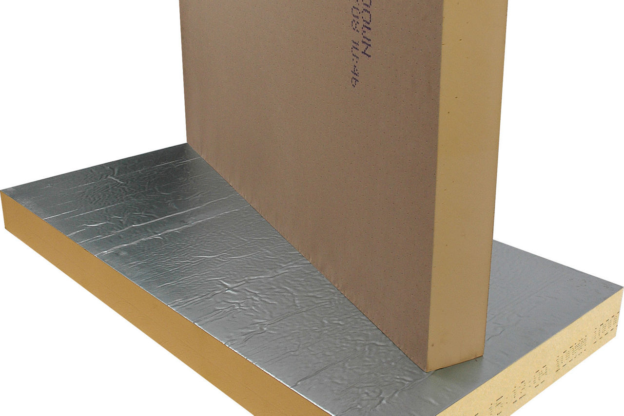 Panel de Sikatherm® PIR AL de Sika, aislamiento de poliisocianurato con caras de aluminio para cubiertas planas - Vetonek