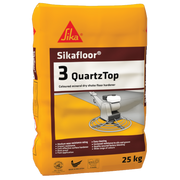 Saco de 25 kg de Sikafloor®-3 QuartzTop de Sika, endurecedor de superficie de cuarzo en polvo clase AR1 para pavimentos de hormigón - Vetonek