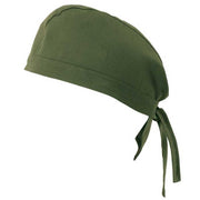 Detalle de las cintas del gorro de cocina Velilla 404002 - Vetonek